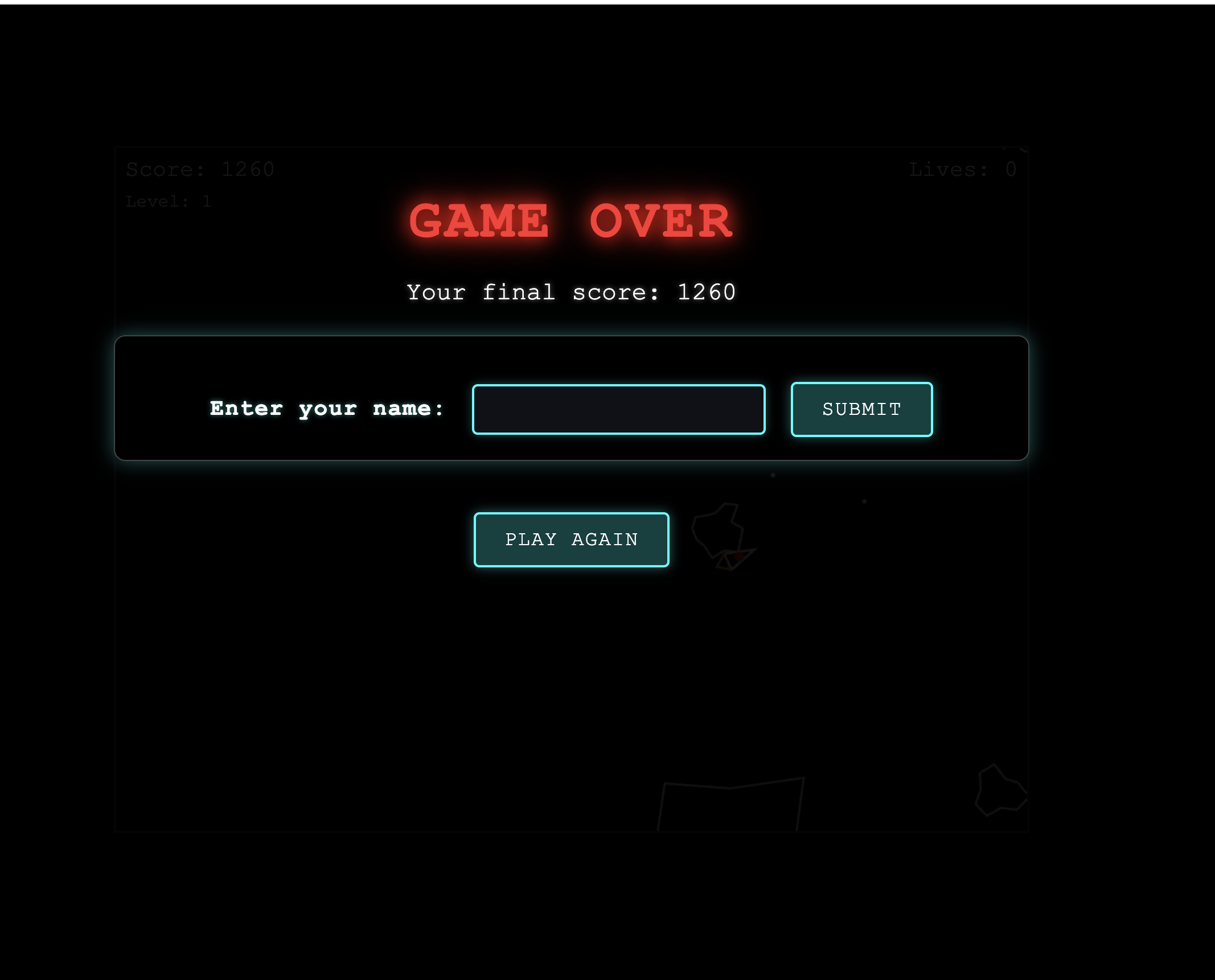 Submit Score